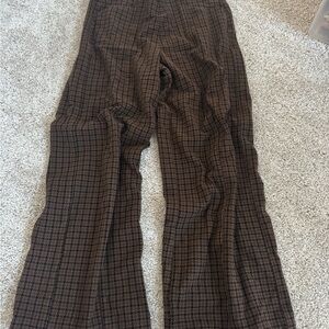 Old Navy Brown Houndstooth Trousers